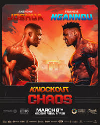 Ngannou vs Joshua poster