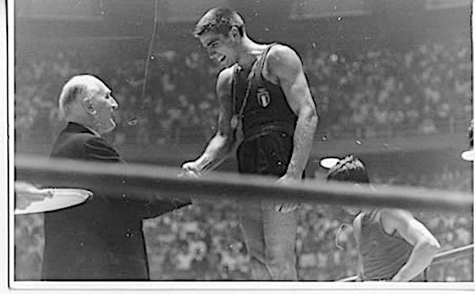 Nino Benvenuti medaglia doro alle Olimpiadi del 1960