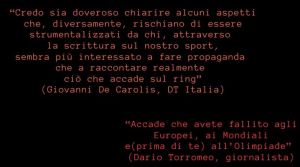 De Carolis, DT dell'Italia, ne ha per tutti. Ma non ne indovina una...