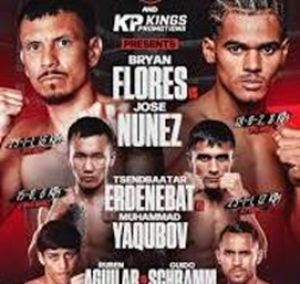Probox e King's Promotion hnno reso noto il programma a supporto di  Florez vs  Nunez a El Paso 