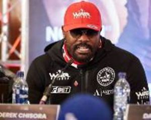 Il  massimo 43enne  Derek Chisora  a dicembre tornerà sul ring  sponsorizzato  dall' I B A  !