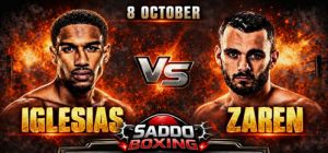 Questa notte in Canada il campione IBF/IBO Iglesias  difende i titoli contro il danese  Zaren
