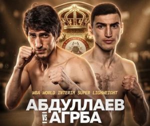 Questa sera in Russia sfida valida per  il Wba Interim superleggeri tra Khariton Agrba  e  Abdullaev 