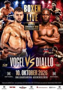 In Germania Julian Vogel  perde  l'imbattibilità superato ai punti dal francese Diallo  Reis vince il Wbc Int.