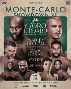 Michel Soro vs George Liddard il 12 dicembre a Montecarlo