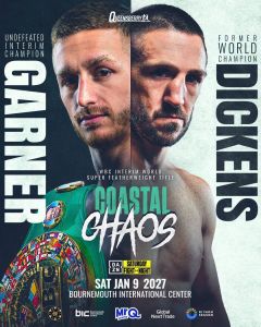 Ryan Garner difenderà l’interim super piuma WBC il 9 gennaio 