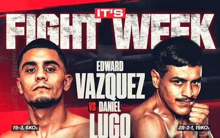 Venerdì in Texas Edward  Vasquez contro Daniel Lugo per il WBC Usa s.piuma