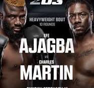 Nel clou di Las Vegas il massimo Ajaba  netto favorito sull'ex IBF  Charles Martin 