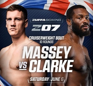Nel Dorset Britannico sabato Zuffa Boxing presenta Jack Massey e Cheavon Clarke 