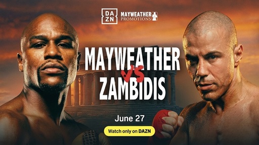 Prende forma l'esibizione di Floyd Mayweather contro "Iron" Zambidis, il 27 giugno ad Atene