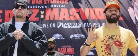 Sabato le ex star UFC Nate Diaz e Jorge Masvidal debuttano nella boxe in California 