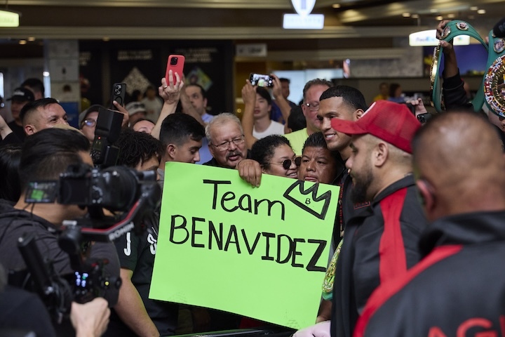 Arrivano  a New York i protagonisti del grande sabato  notte di boxe a New York