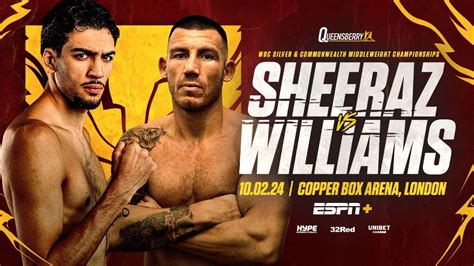 Alta l' attesa per la sfida tra i medi  Sheeraz e Williams alla Kingdom Arena
