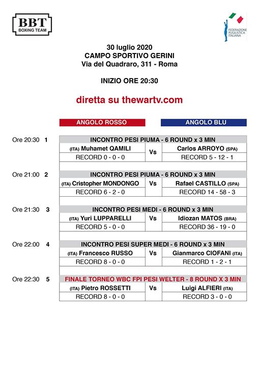 BUCCIONI 30 LUGLIO CANCELLA