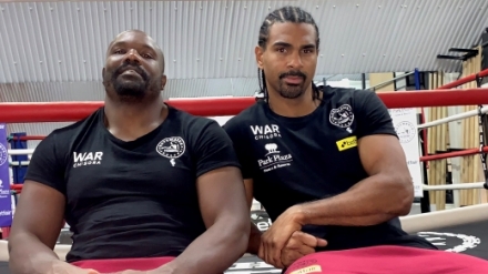 Chisora con Haye insieme