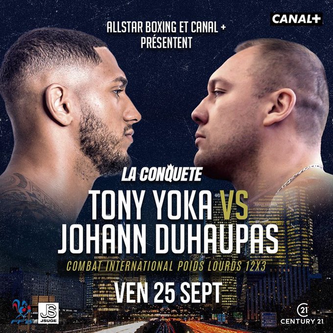 Duhaupas contro Tony Yoka Poster
