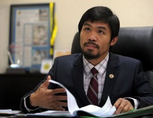 Pacquiao senatore al tavolo