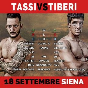 BoxeRingWeb - Sabato tricolore a Siena: Tassi difende il titolo con Tiberi
