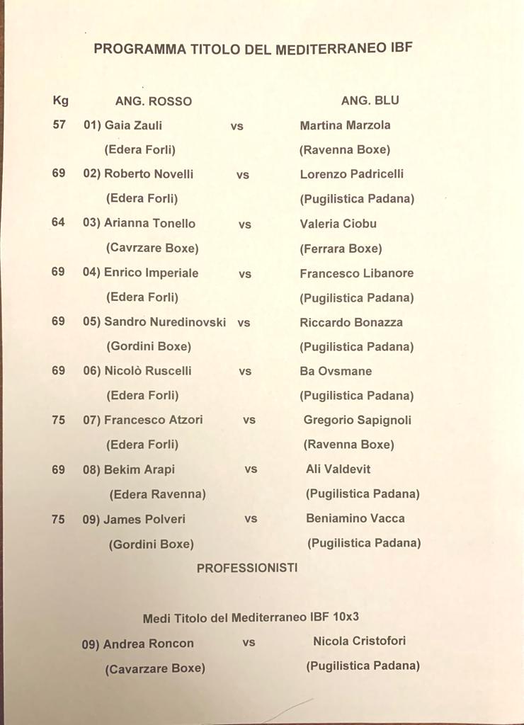 AAAAAAPROGRAMMA FORLI