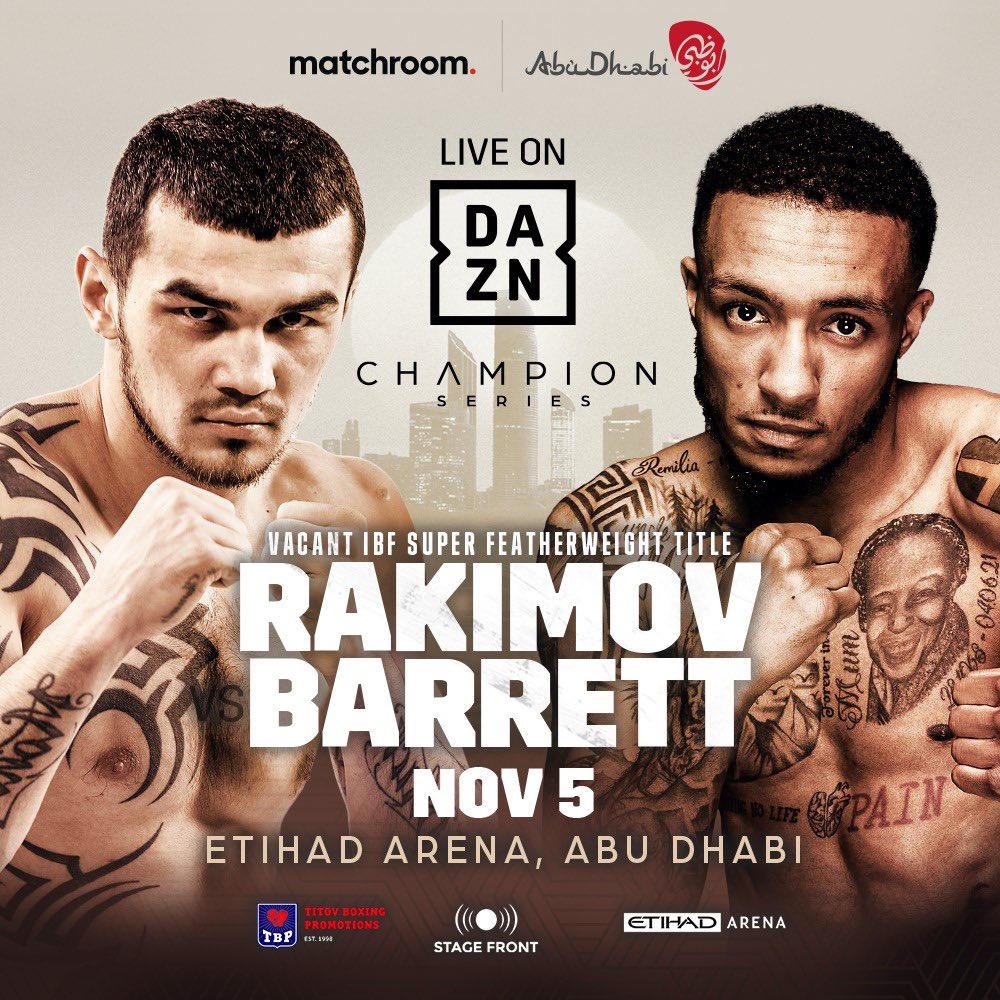 Barrett vs Rakimov NOVEMBRE