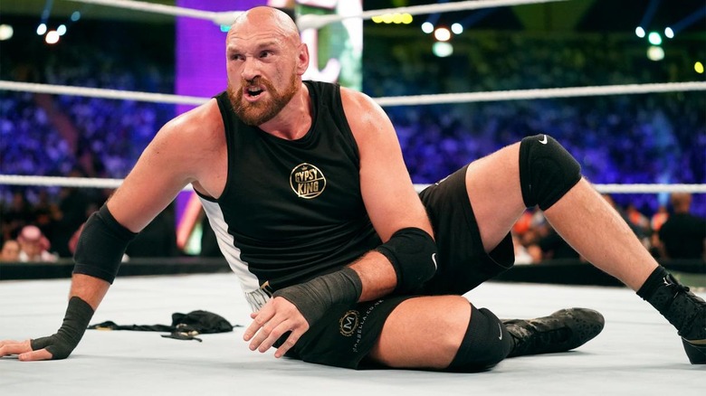 Fury Tyson wresting in nero