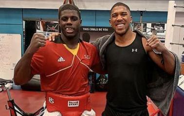 Kadiru and Joshua train