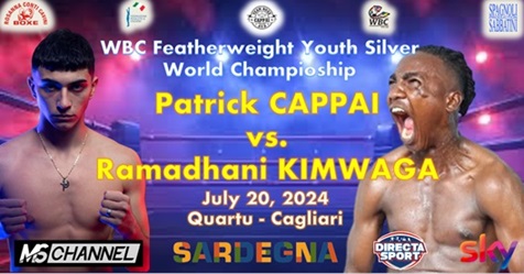 Il 20 luglio confermata la difesa Wbc SilverJr di Cappai a Quartu Sant’Elena. Zara in azione